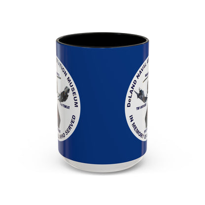 DNASM Student Art Blue Accent Mug by theGreenDragonTavern.shop