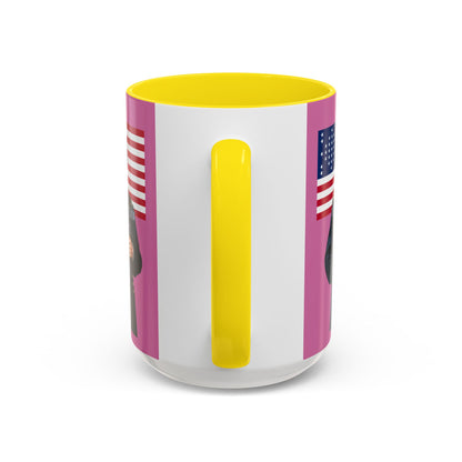 "Traitors and Patriots" Ulysses Grant Pink Accent Mug by theGreenDragonTavern.shop
