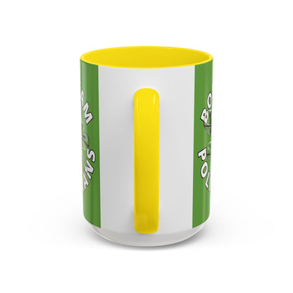 Bodycam the Politicians Drone Green Accent Mug by theGreenDragonTavern.shop