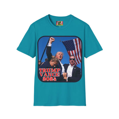 Trump and Vance 2024 Dark colors Unisex T-Shirt by theGreenDragonTavern.shop