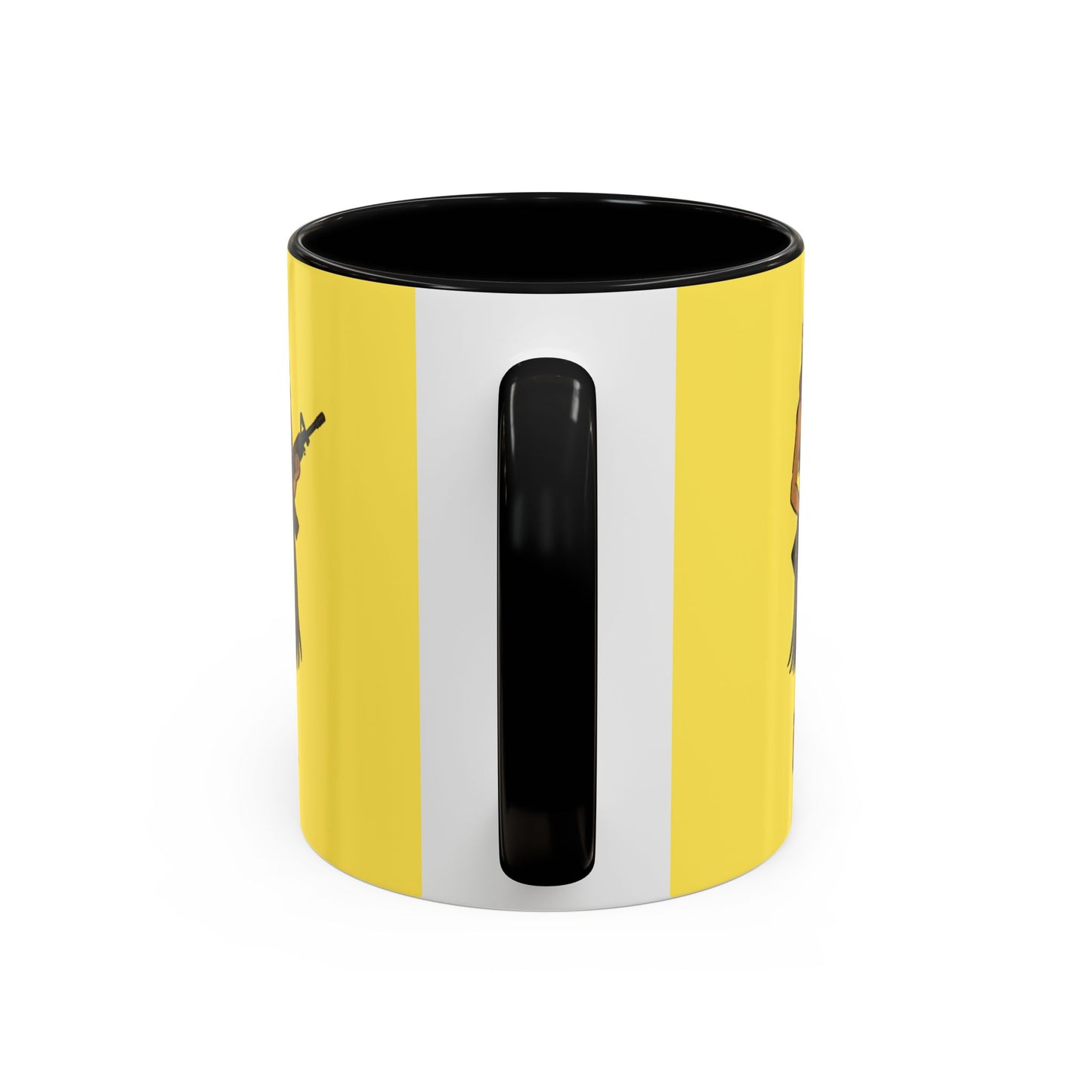 Hula Girl Packin' Heat Pineapple Accent Mug by theGreenDragonTavern.shop