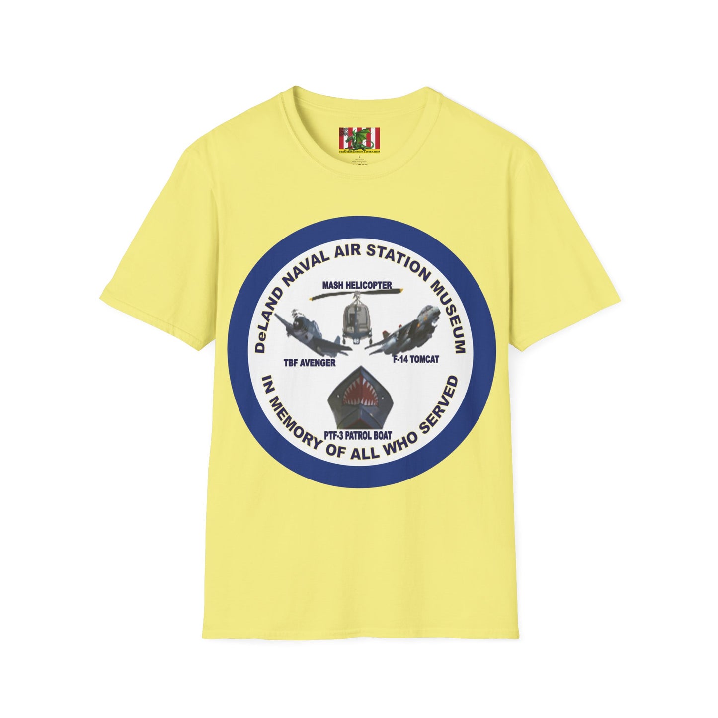 DNASM Student Art Navy Frame Lighter colors Unisex T-Shirt by theGreenDragonTavern.shop