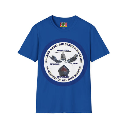DNASM Student Art Navy Frame Darker colors Unisex T-Shirt by theGreenDragonTavern.shop