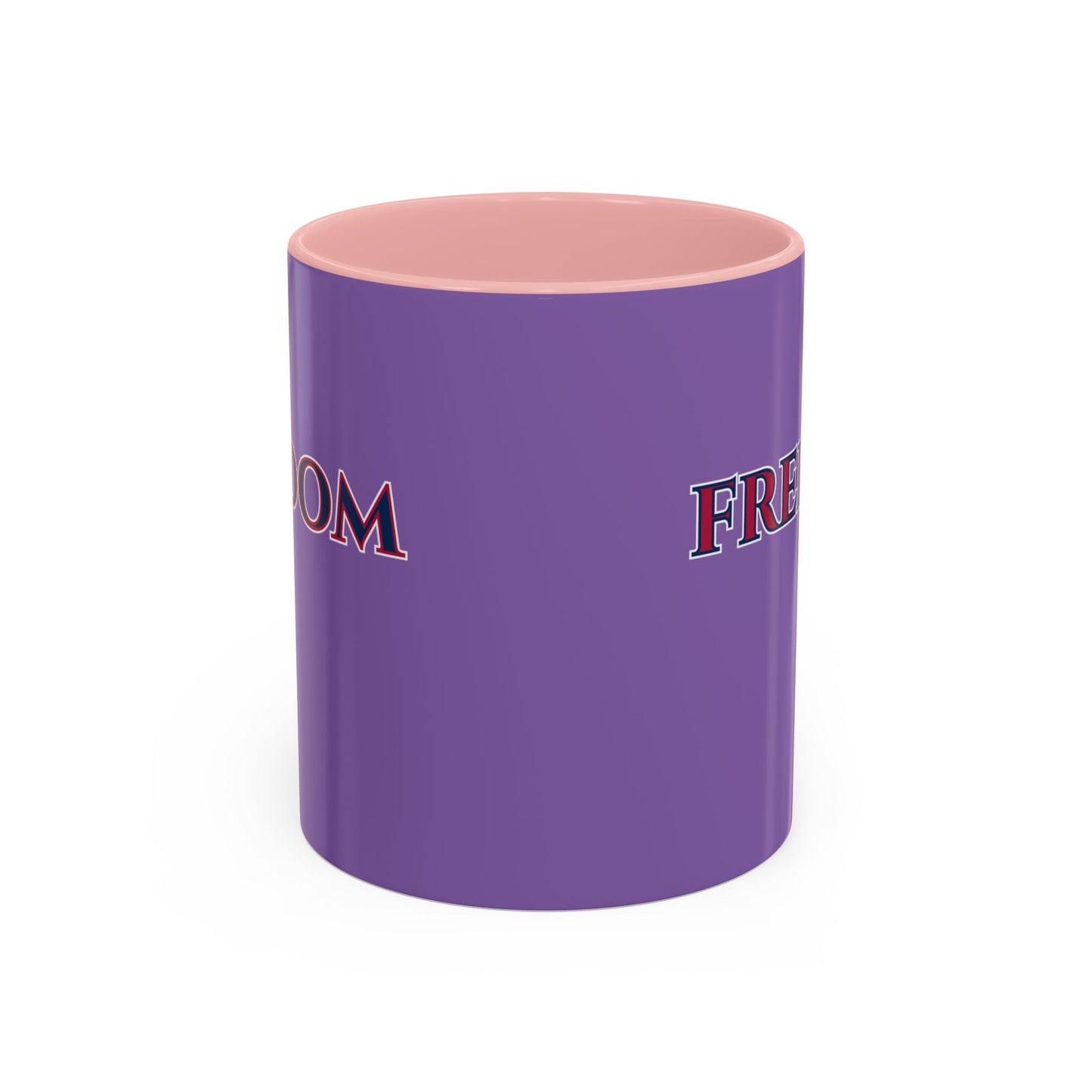 Freedom, Light Purple Accent Mug by theGreenDragonTavern.shop