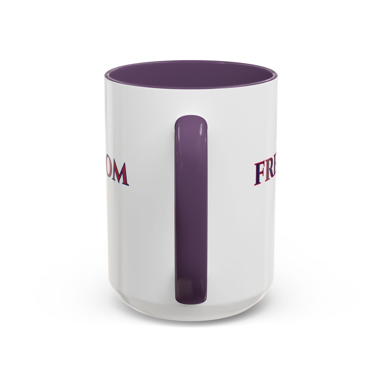 Freedom, White Accent Mug by theGreenDragonTavern.shop