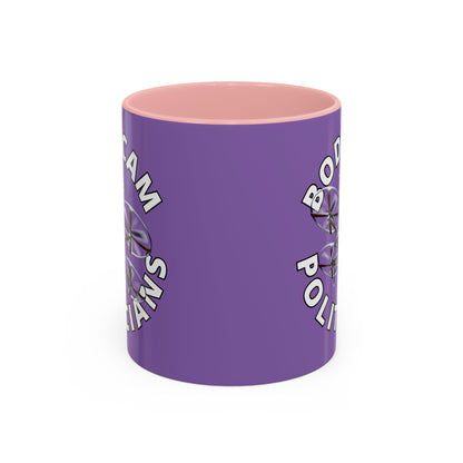 Bodycam the Politicians Drone Light Purple Accent Mug by theGreenDragonTavern.shop