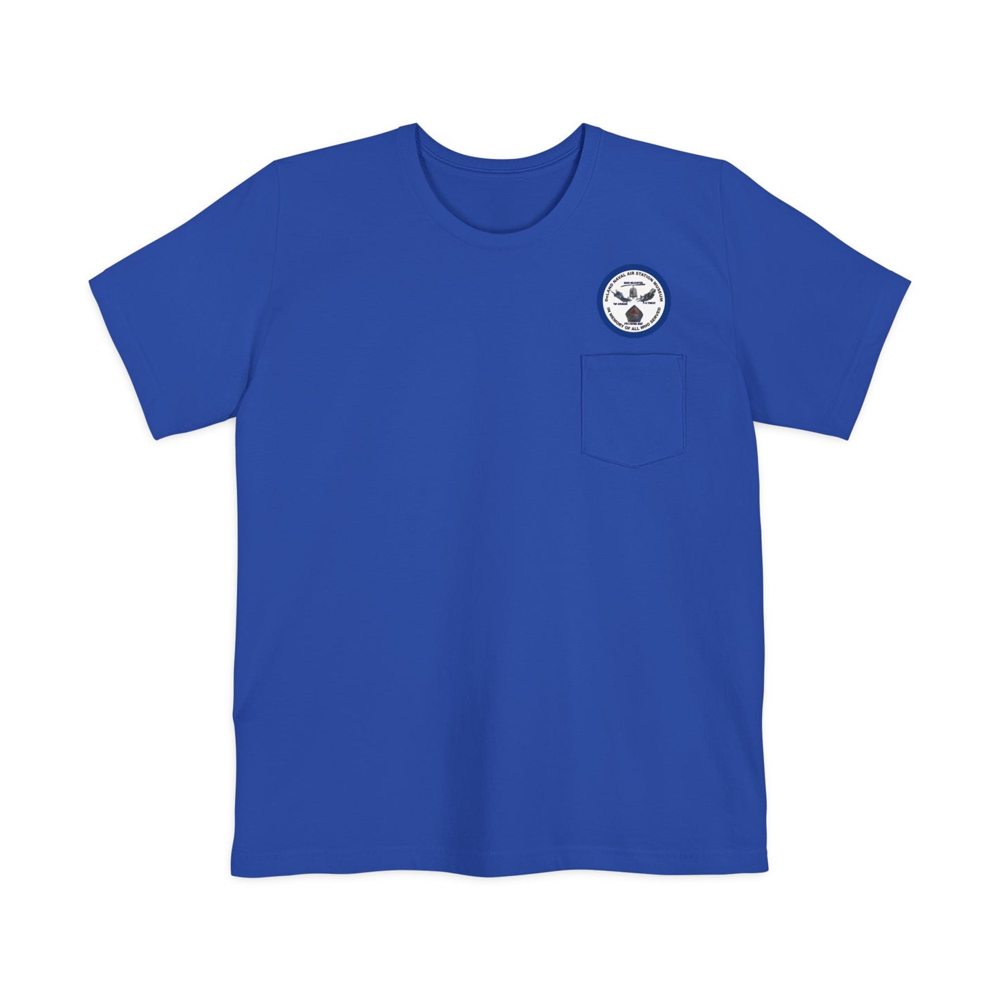 DNASM Student Art Navy Frame Unisex Pocket T-Shirt by theGreenDragonTavern.shop