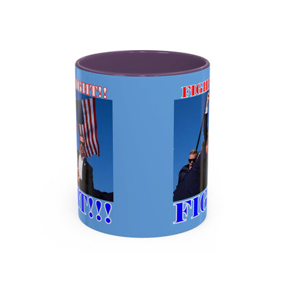 FIGHT! FIGHT!! FIGHT!!! Accent Mug by theGreenDragonTavern.shop