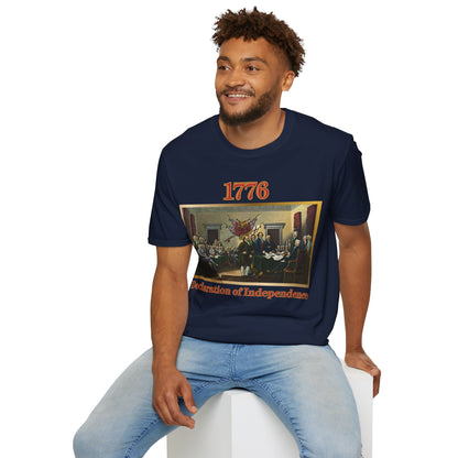 Declaration of Independence Dark colors Unisex T-Shirt by theGreenDragonTavern.shop