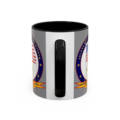 DeLand Naval Air Station Museum Grey Accent Mug by theGreenDragonTavern.shop