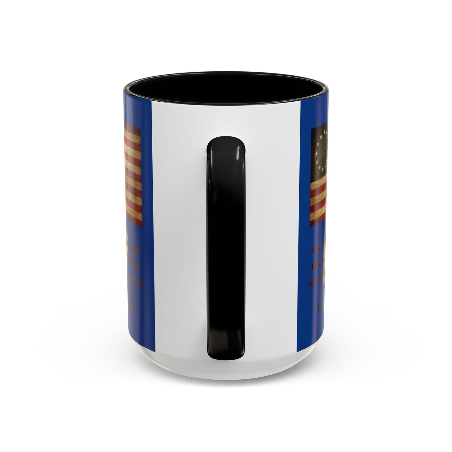 Deborah Sampson, America's Mulan Dark Blue Accent Mug by theGreenDragonTavern.shop