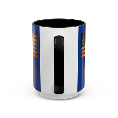 Deborah Sampson, America's Mulan Dark Blue Accent Mug by theGreenDragonTavern.shop