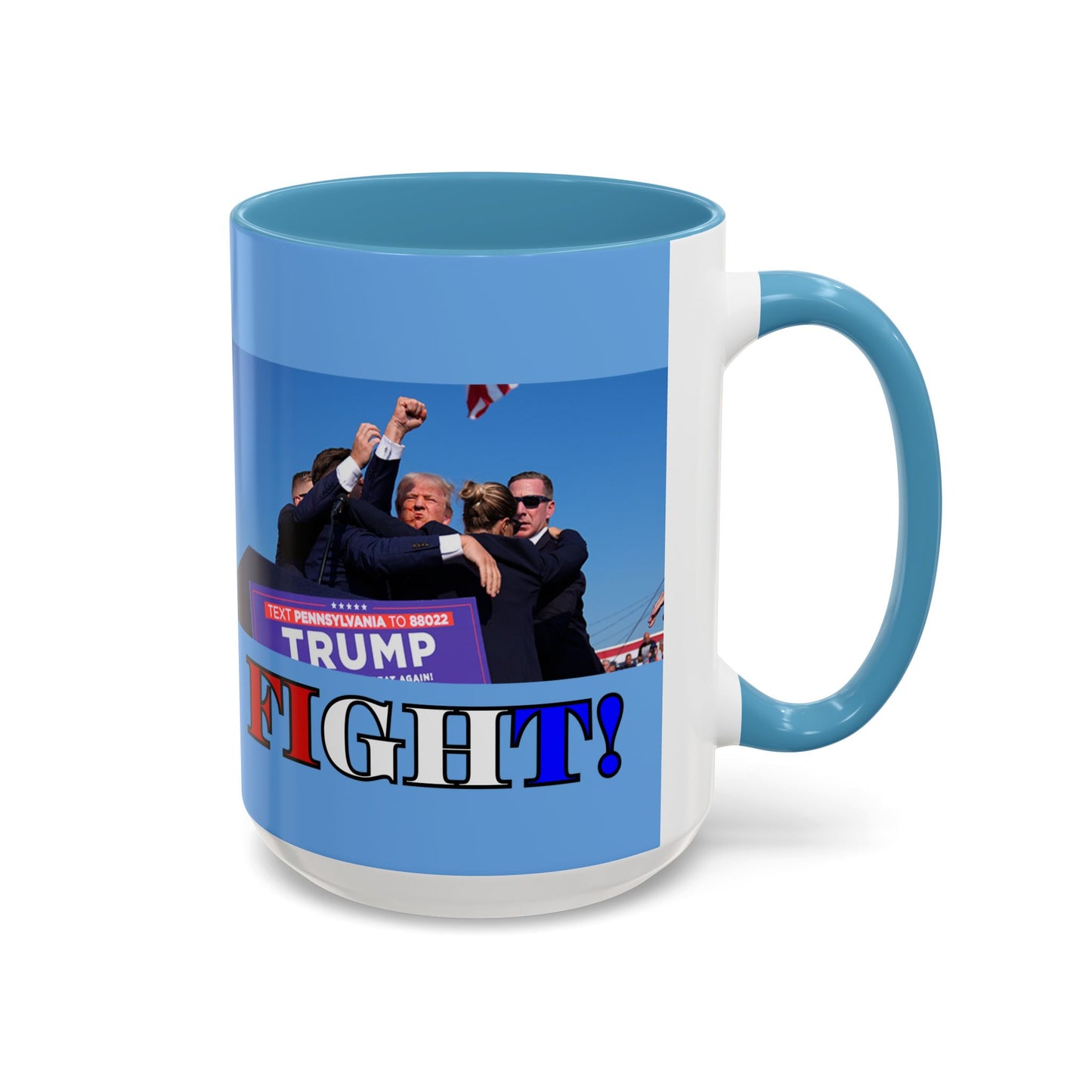 Fight! Accent Mug by theGreenDragonTavern.shop