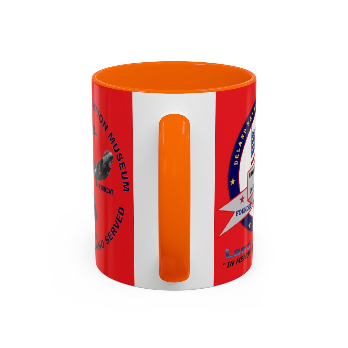 DNASM 2-sided, Founding & Student Art Red Accent Mug by theGreenDragonTavern.shop