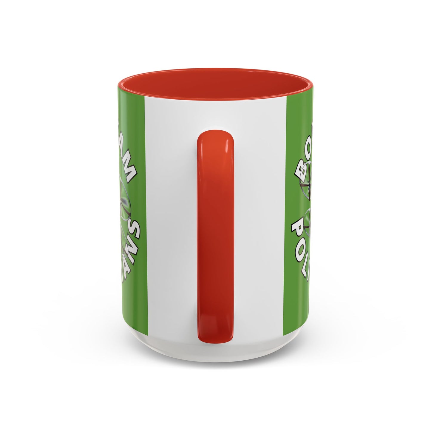 Bodycam the Politicians Drone Green Accent Mug by theGreenDragonTavern.shop