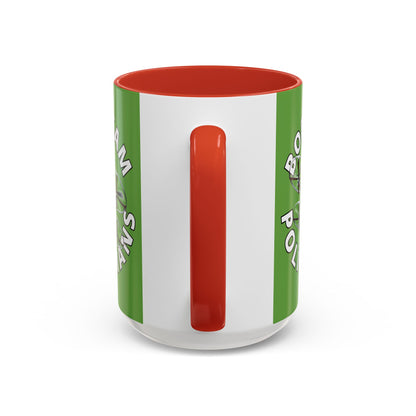 Bodycam the Politicians Drone Green Accent Mug by theGreenDragonTavern.shop