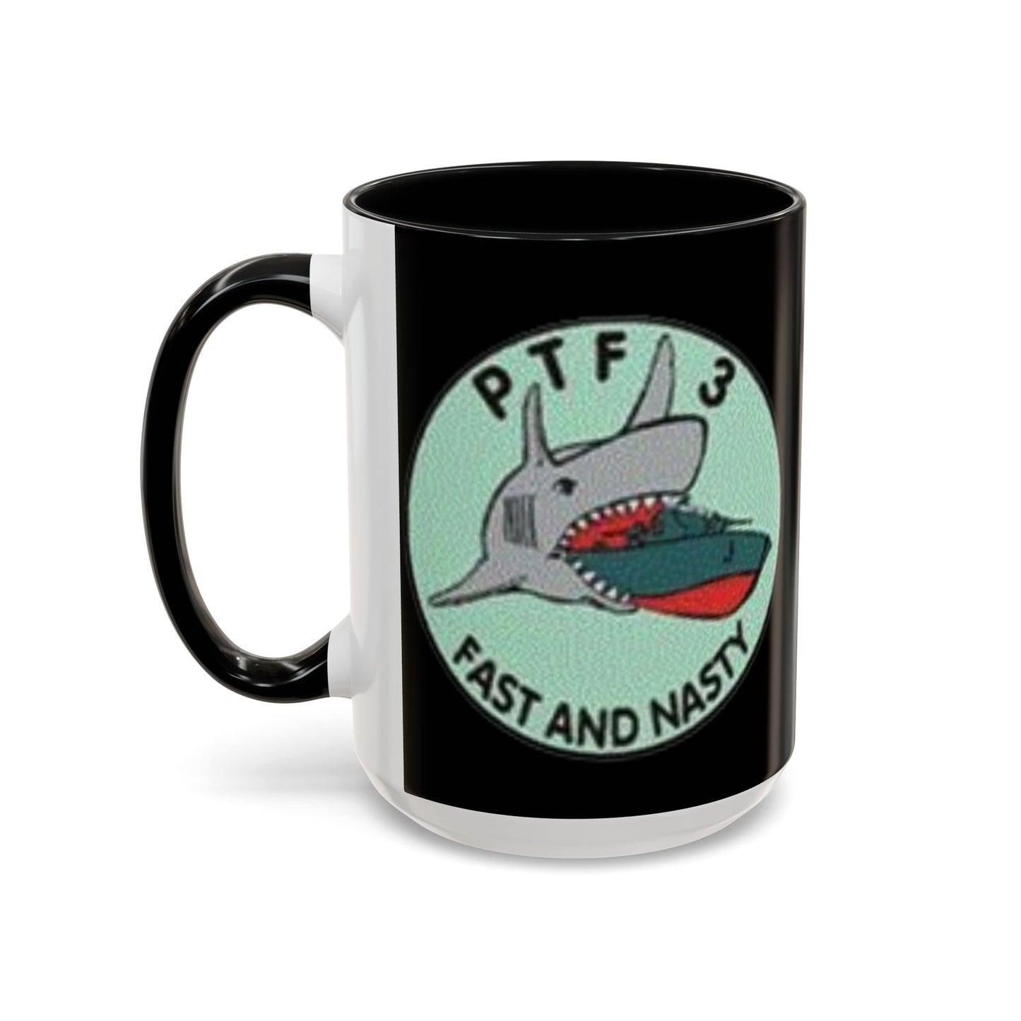 DNASM PTF-3 Black Accent Mug by theGreenDragonTavern.shop