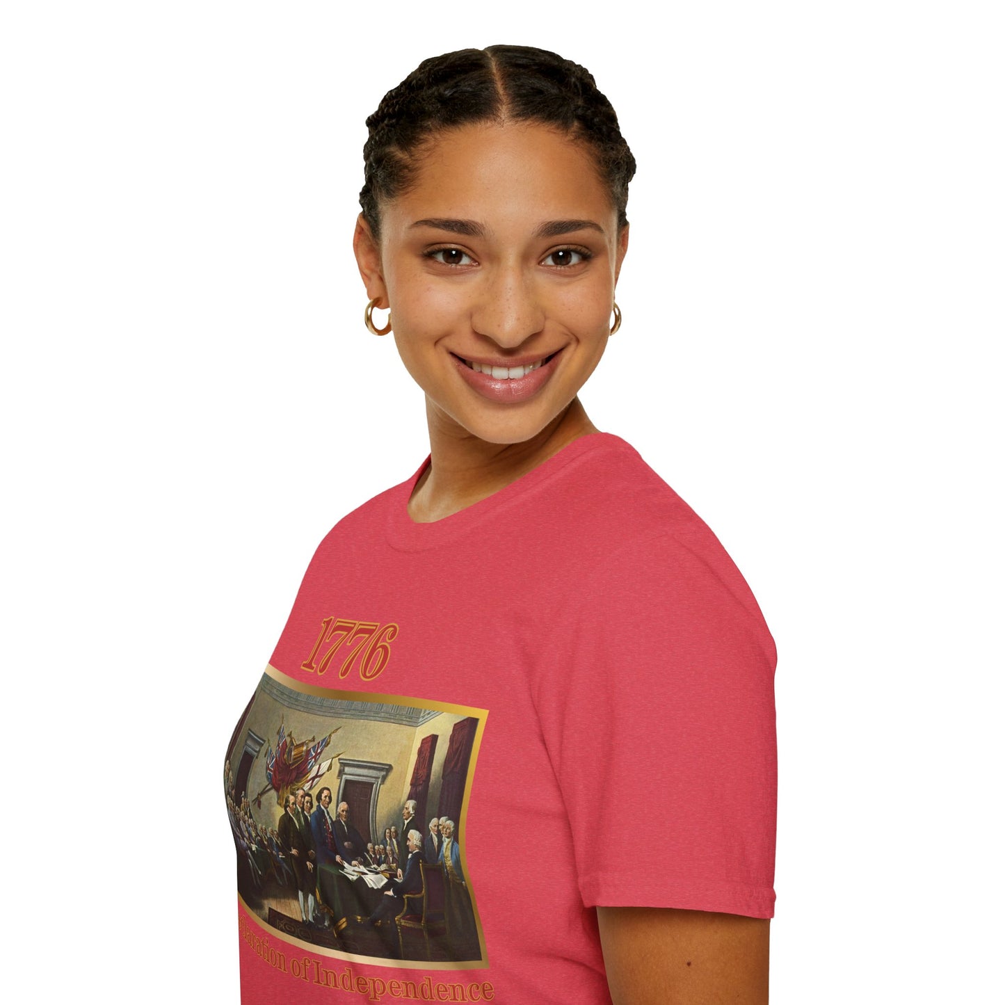 Declaration of Independence Light colors Unisex T-Shirt by theGreenDragonTavern.shop