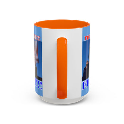 FIGHT! FIGHT!! FIGHT!!! Accent Mug by theGreenDragonTavern.shop