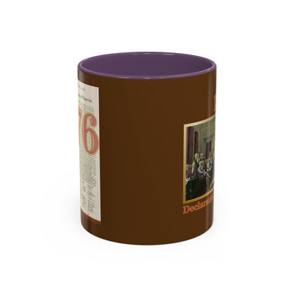Declaration of Independence Brown Accent Mug by theGreenDragonTavern.shop