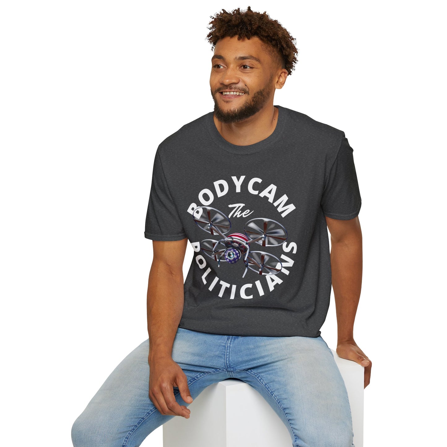 Bodycam the Politicians Drone Unisex T-Shirt by theGreenDragonTavern.shop