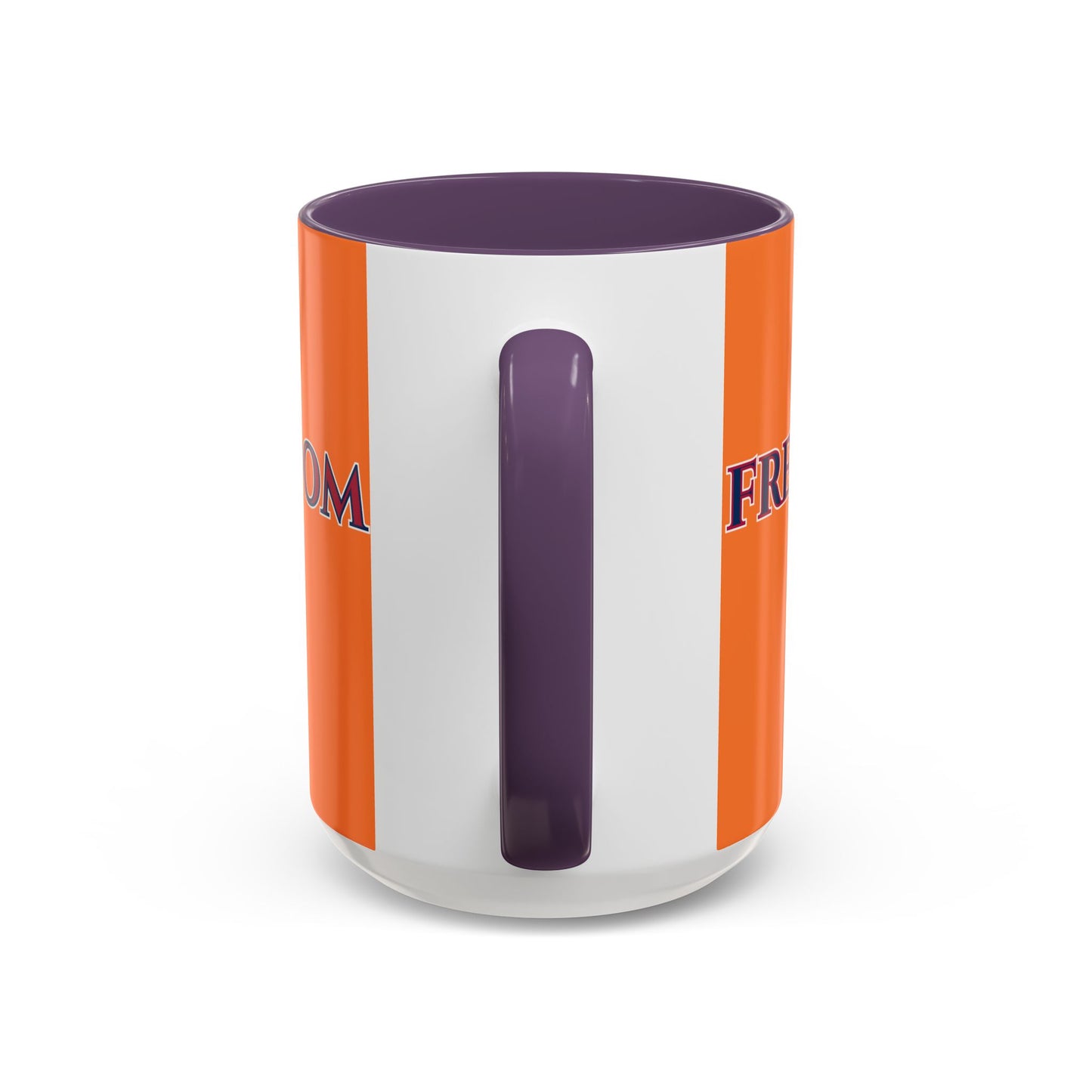 Freedom, Orange Accent Mug by theGreenDragonTavern.shop