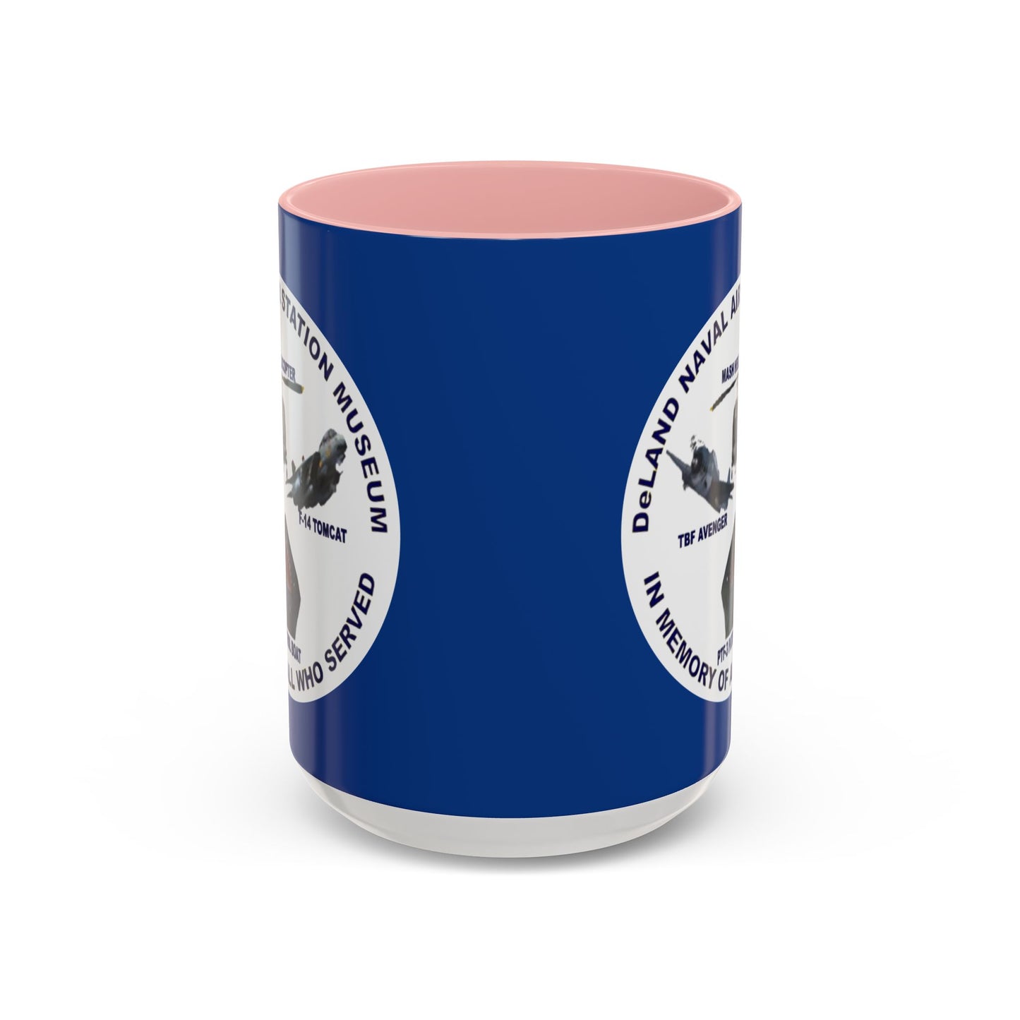 DNASM Student Art Blue Accent Mug by theGreenDragonTavern.shop
