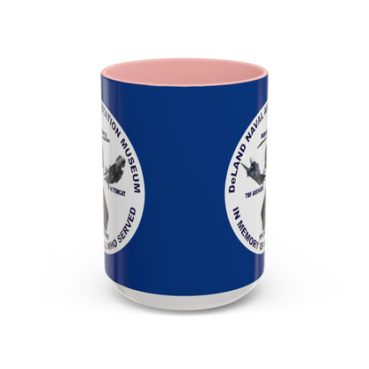 DNASM Student Art Blue Accent Mug by theGreenDragonTavern.shop