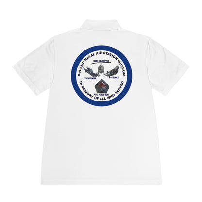 DNASM Student Art Navy Frame, 2-Sided Sport Polo Shirt by theGreenDragonTavern.shop