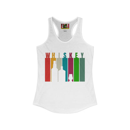 Whiskey spelled with an 'e' Women's Racerback Tank Top by theGreenDragonTavern.shop