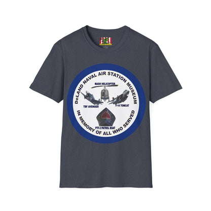 DNASM Student Art Navy Frame Darker colors Unisex T-Shirt by theGreenDragonTavern.shop
