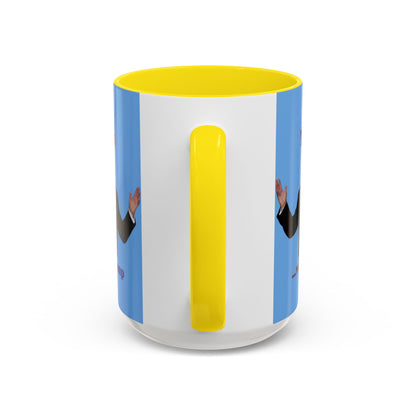 Trump...will be Trump Light Blue Accent Mug by theGreenDragonTavern.shop