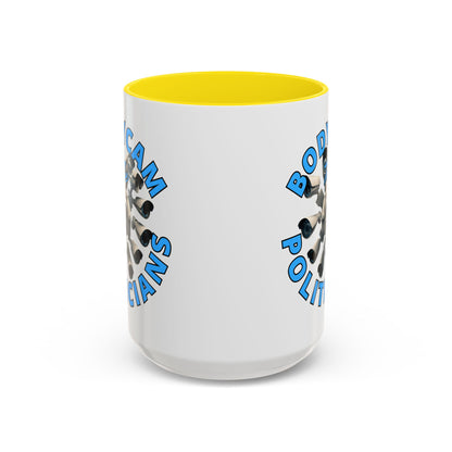 Bodycam the Politicians Cameras White Accent Mug by theGreenDragonTavern.shop
