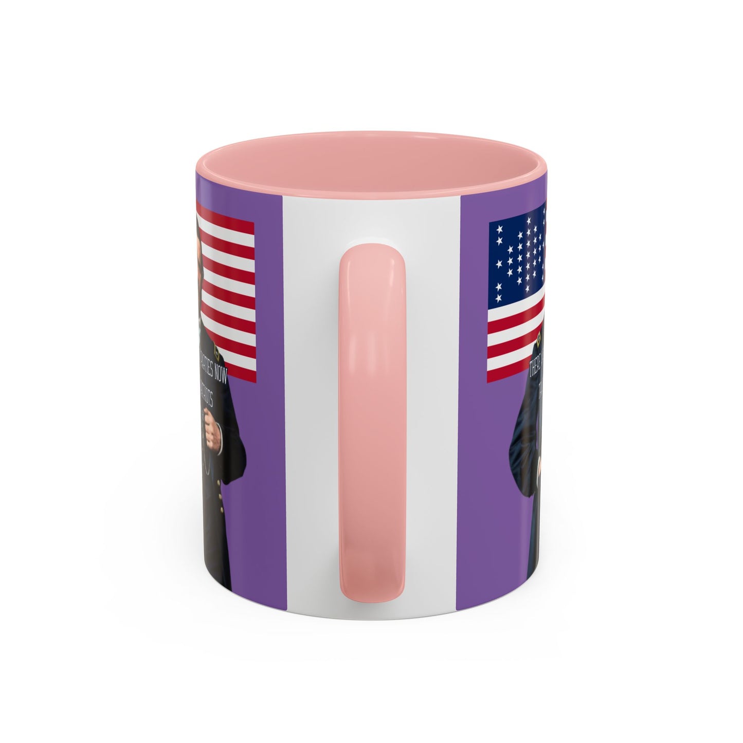 "Traitors and Patriots" Ulysses Grant Light Purple Accent Mug by theGreenDragonTavern.shop