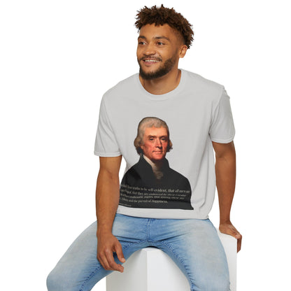 We hold these truths to be self-evident Light colors Unisex T-Shirt by theGreenDragonTavern.shop