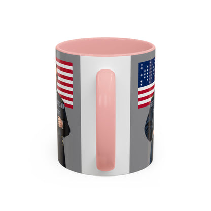 "Traitors and Patriots" Ulysses Grant Grey Accent Mug by theGreenDragonTavern.shop