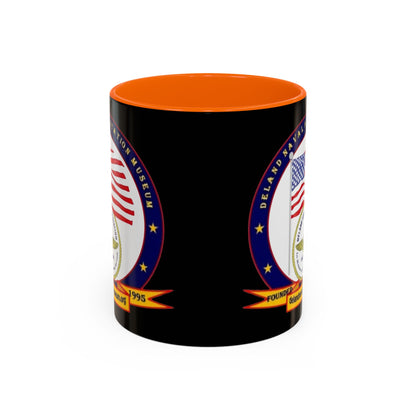DeLand Naval Air Station Museum Black Accent Mug by theGreenDragonTavern.shop