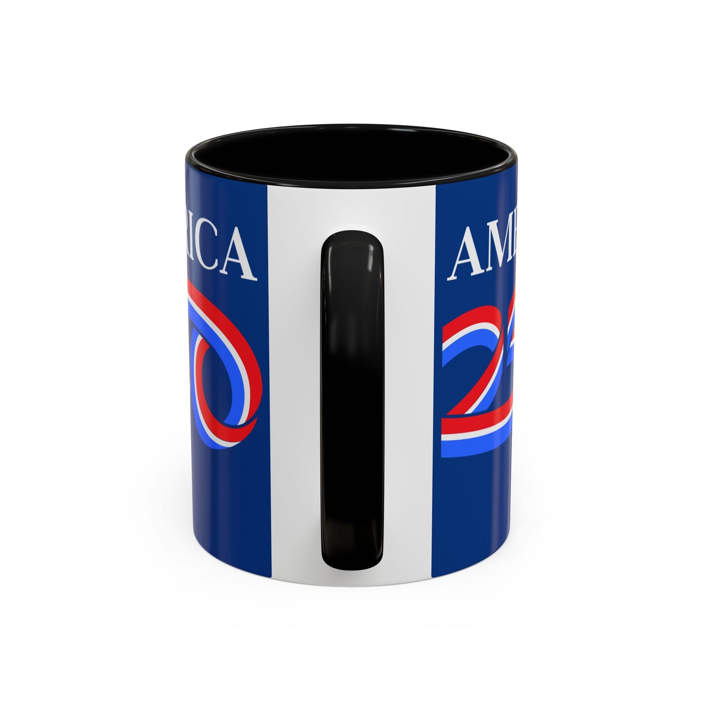 America 250 Dark Blue Accent Mug by theGreenDragonTavern.shop