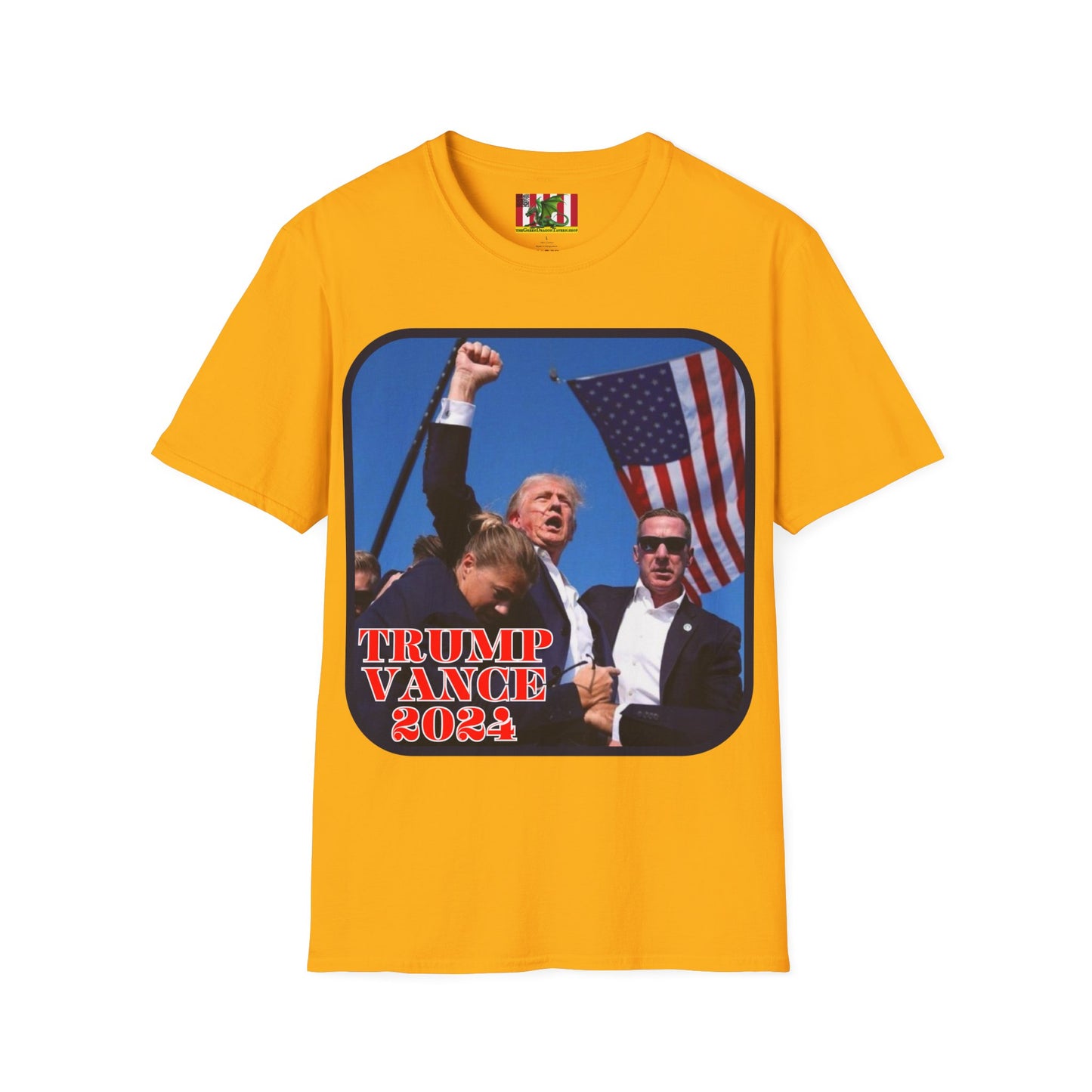 Trump and Vance 2024 Light colors Unisex T-Shirt by theGreenDragonTavern.shop