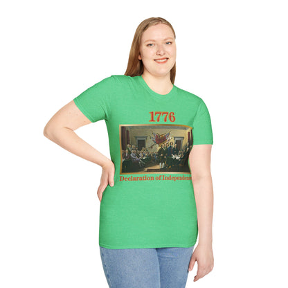 Declaration of Independence Dark colors Unisex T-Shirt by theGreenDragonTavern.shop
