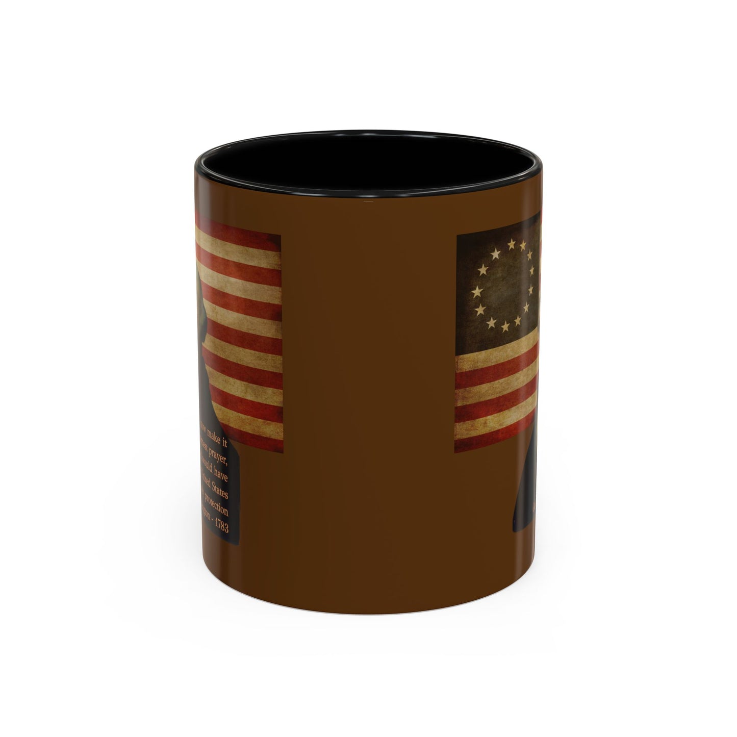 Washington's Earnest Prayer Brown Accent Mug by theGreenDragonTavern.shop