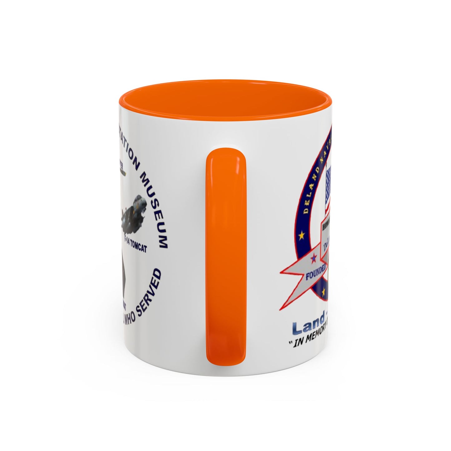 DNASM 2-sided, Founding & Student Art White Accent Mug by theGreenDragonTavern.shop
