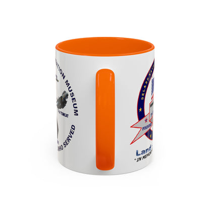 DNASM 2-sided, Founding & Student Art White Accent Mug by theGreenDragonTavern.shop