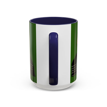 We hold these truths to be self-evident Dark Green Accent Mug by theGreenDragonTavern.shop