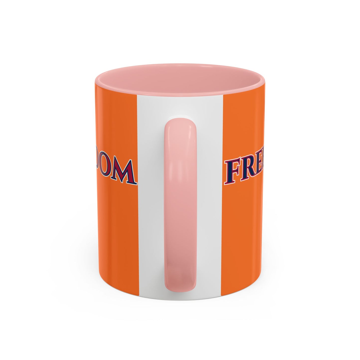 Freedom, Orange Accent Mug by theGreenDragonTavern.shop