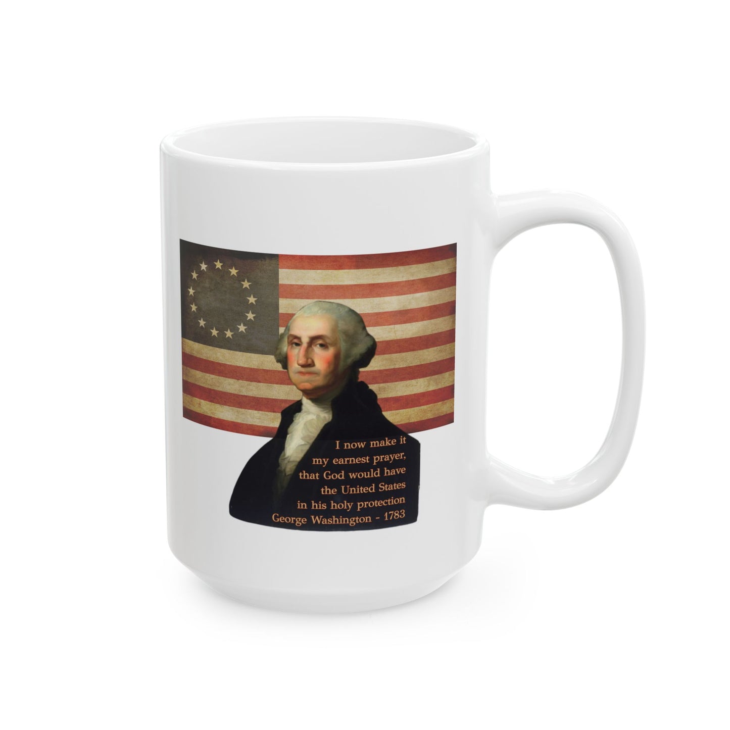 Washington's Earnest Prayer White Mug by theGreenDragonTavern.shop