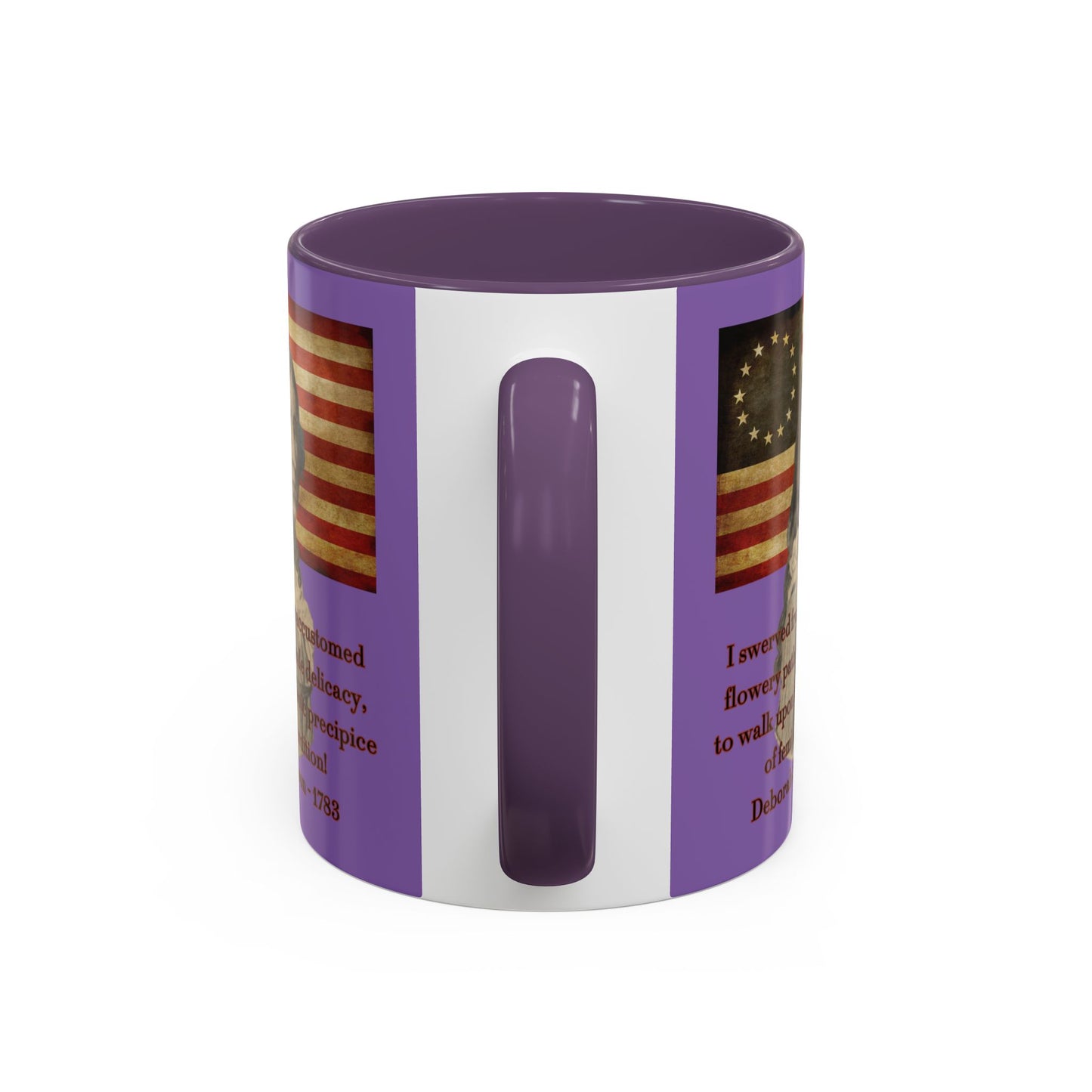 Deborah Sampson, America's Mulan Light Purple Accent Mug by theGreenDragonTavern.shop