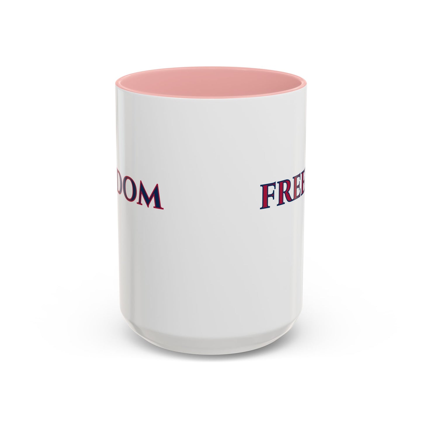Freedom, White Accent Mug by theGreenDragonTavern.shop
