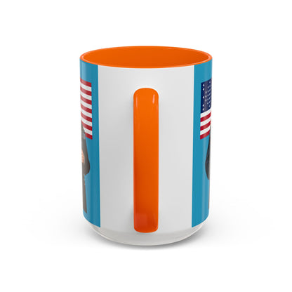 "Traitors and Patriots" Ulysses Grant Turquoise Accent Mug by theGreenDragonTavern.shop