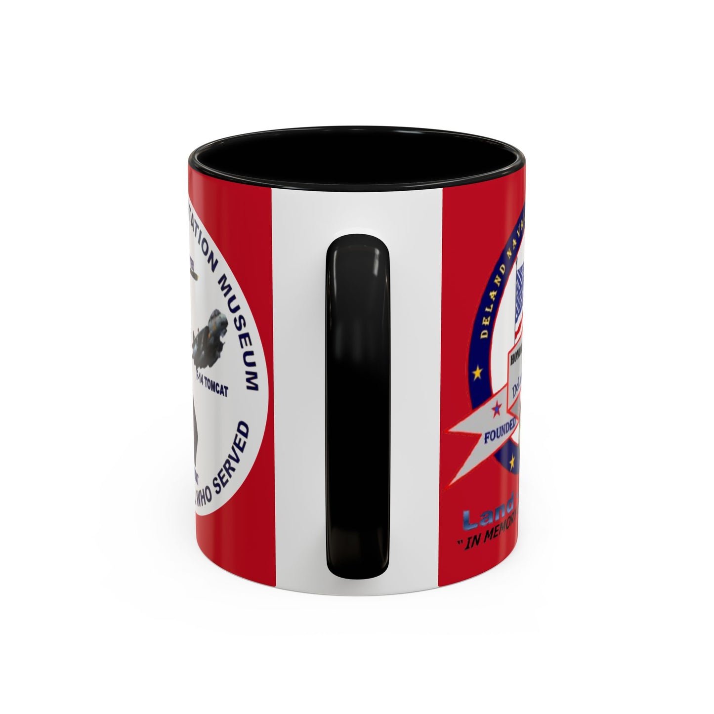 DNASM 2-sided, Founding & Student Art w/WhiteBG Red Accent Mug by theGreenDragonTavern.shop